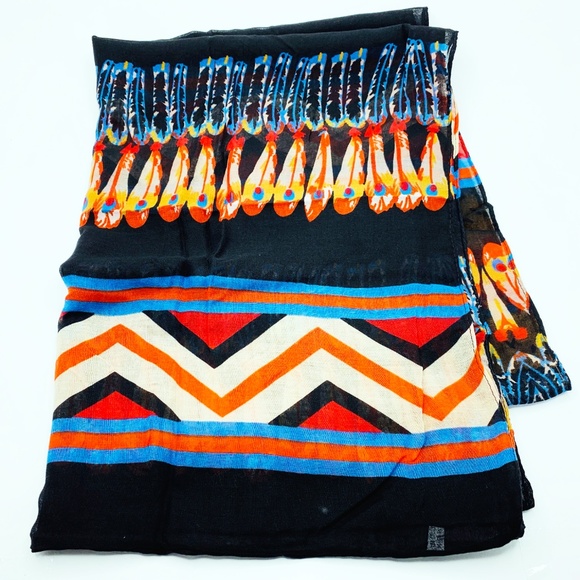 Women's Designer Fashion Scarves Sheer By Oori - Picture 3 of 8